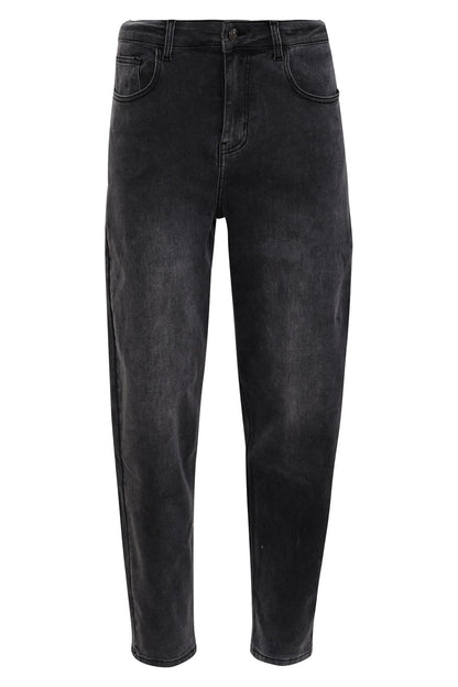 antraciet jeans barreljeans lagos van zizo in lengtemaat 30