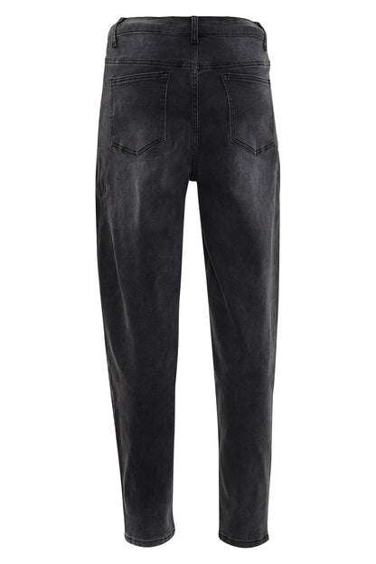 achterkant lagos antraciet barrel jeans