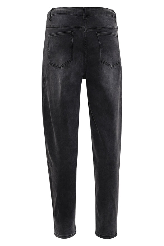 achterkant lagos antraciet barrel jeans
