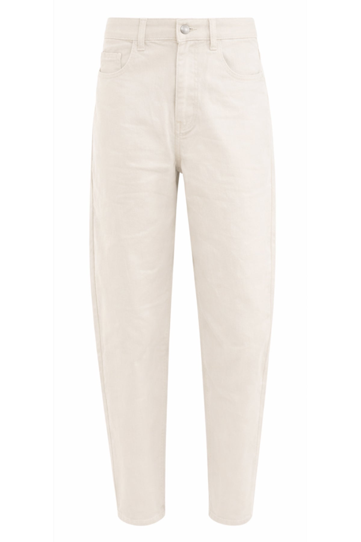barrelfit jeans in offwhite en lengtemaat 30