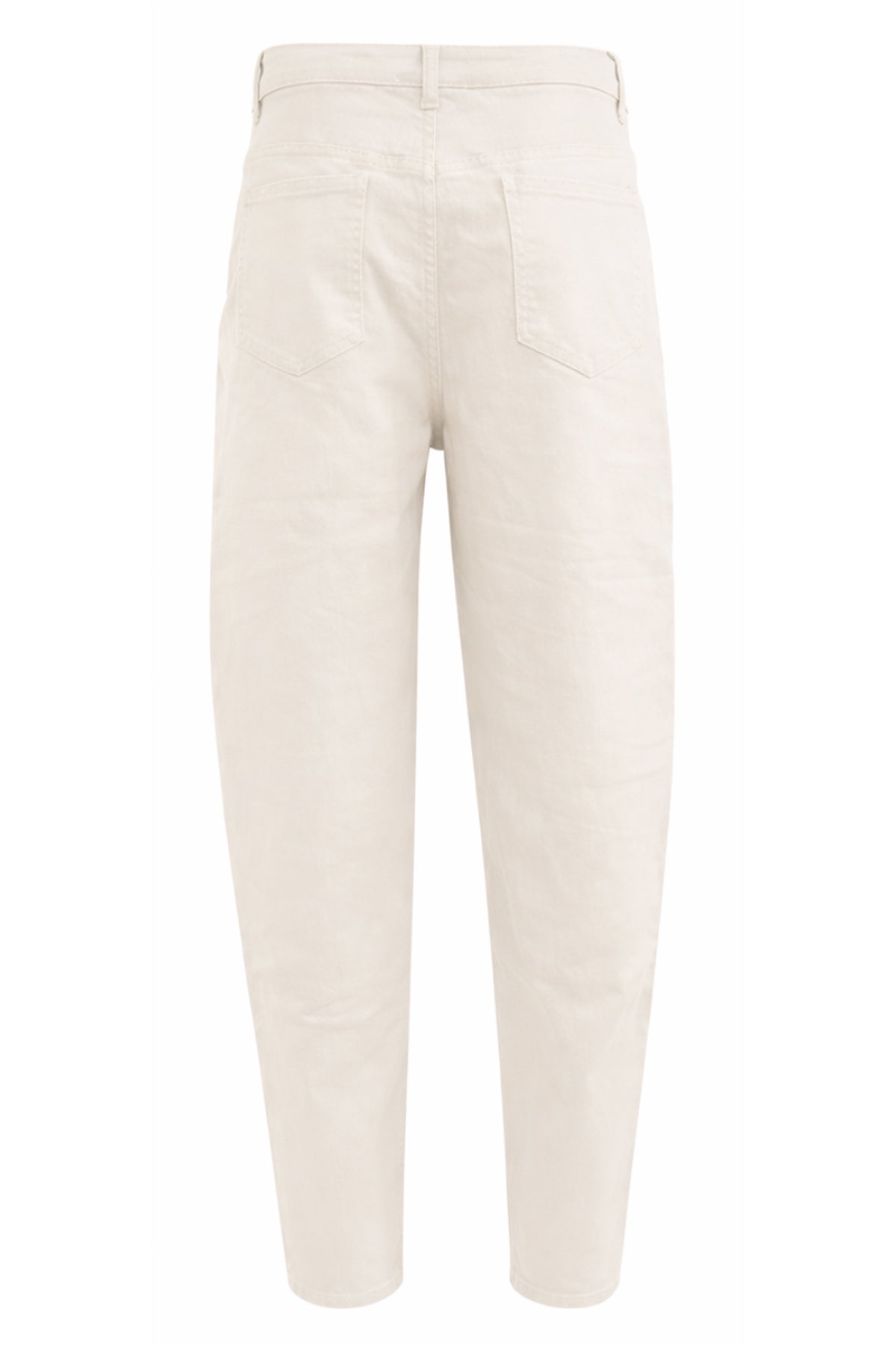 achterkant lagos offwhite barrel fit jeans