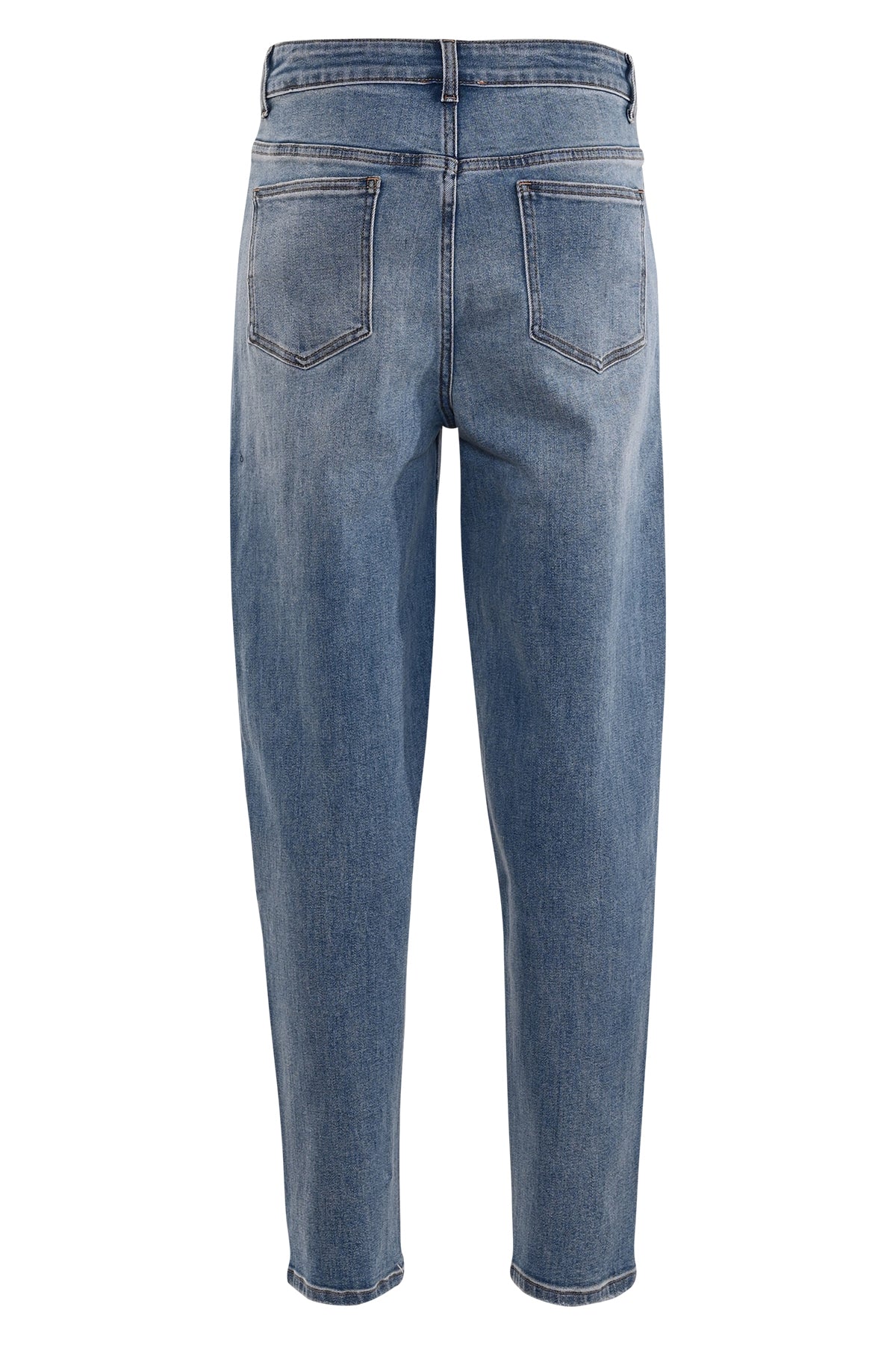 achterkant largos denim kleur barrel fit jeans