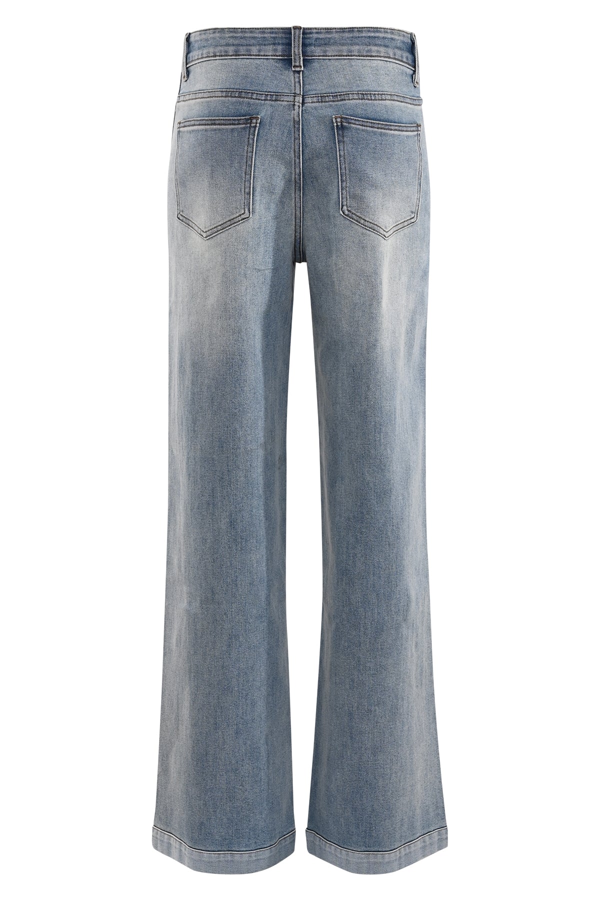 achterkant lisboa jeans washed blue met kontzakken