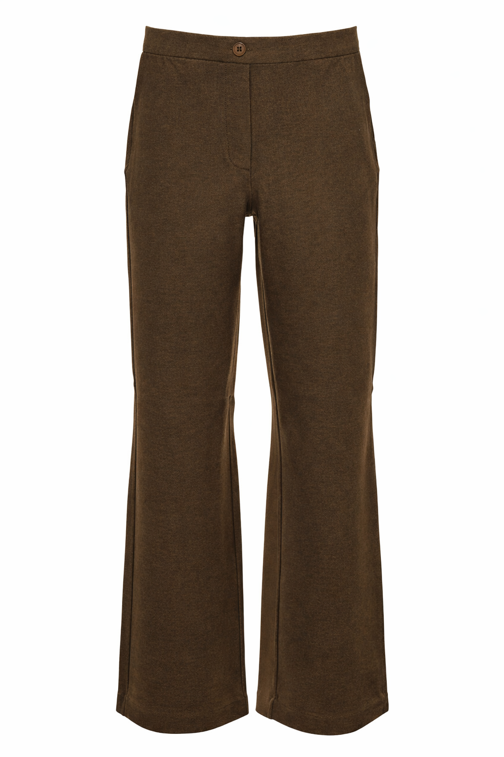 patti wide leg tricot broek in het mosgroen