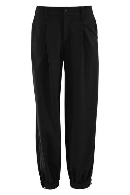 Zwarte barrel broek Vida
