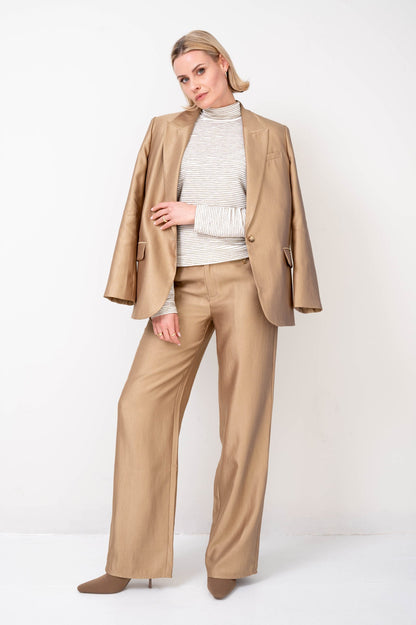 Gouden blazer Zora