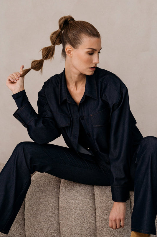 PALEY - JACKET DENIM LOOK